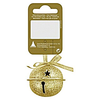 Christbaumschmuck Glöckchen Gold (Gold, Metall)