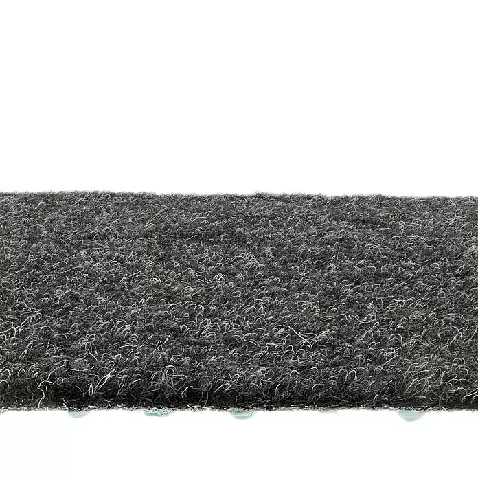Rasenteppich Meterware Green - Breite: 400 cm, Anthrazit, Mit Drainagenoppen - Detailaufnahme