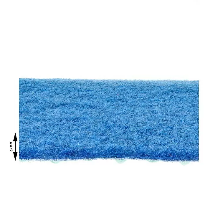 Rasenteppich Meterware Green - Breite: 200 cm, Blau, Mit Drainagenoppen - Detailaufnahme