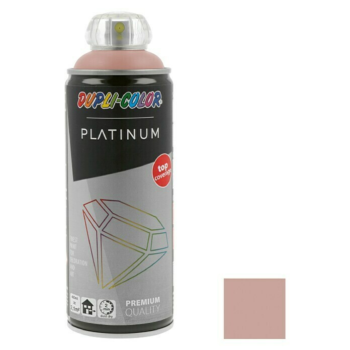 Dupli-Color Platinum Kleurlak, spray Platinum (Rosa, 400 ml, Zijdemat)