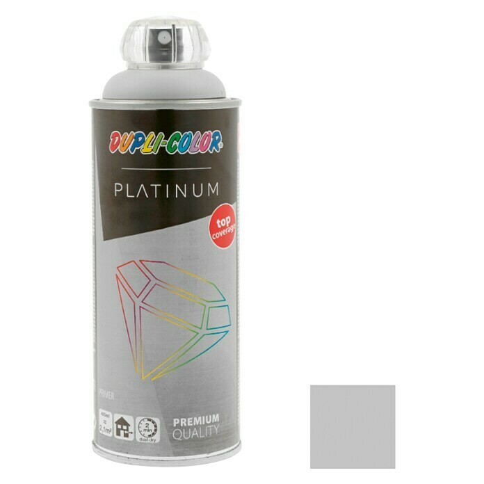 Dupli-Color Platinum Universele primer Platinum (Grijs, 400 ml, Sneldrogend)