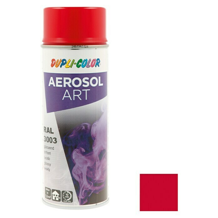 Dupli-Color Aerosol Art Sprayverf RAL 3003 (Glanzend, 400 ml, Robijnrood)