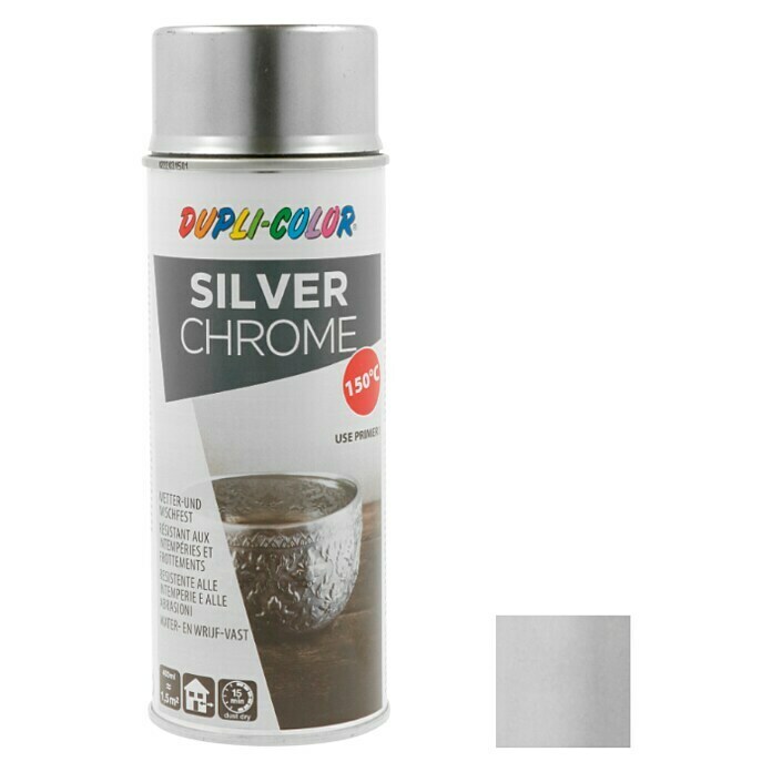 verkiezen geluk microscoop Dupli-Color Effect Speciale spray Silver Chrome (Metaaleffect,  Hittebestendig, Sneldrogend, 400 ml) | BAUHAUS