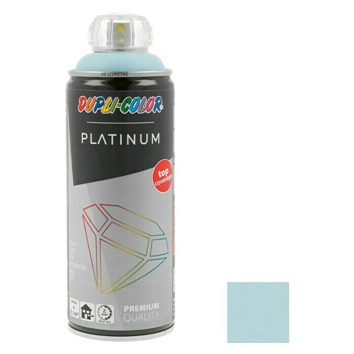 Dupli-Color Platinum Kleurlak, spray Platinum (Ijsblauw, 400 ml, Zijdemat)