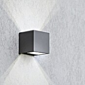 Lutec LED zunanja stenska svetilka Gemini  (9 W, 88 x 85 x 86 mm, Antracitne barve, IP54) | 3078 - Wandleuchte Outdoor | CAJA - Outdoorleuchten Hochvolt | CAJ - Outdoorleuchten | CA - Beleuchtung | C - Elektro | BAUHAUS