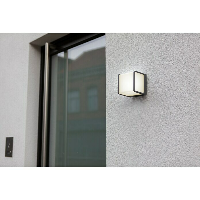 Lutec LED-Außenwandleuchte (15 W, Anthrazit, IP54) | BAUHAUS