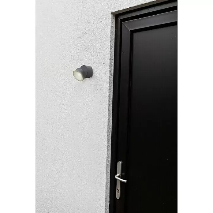 Lutec LED-Außenwandleuchte - 6,7 W, Anthrazit - Stimmungsaufnahme