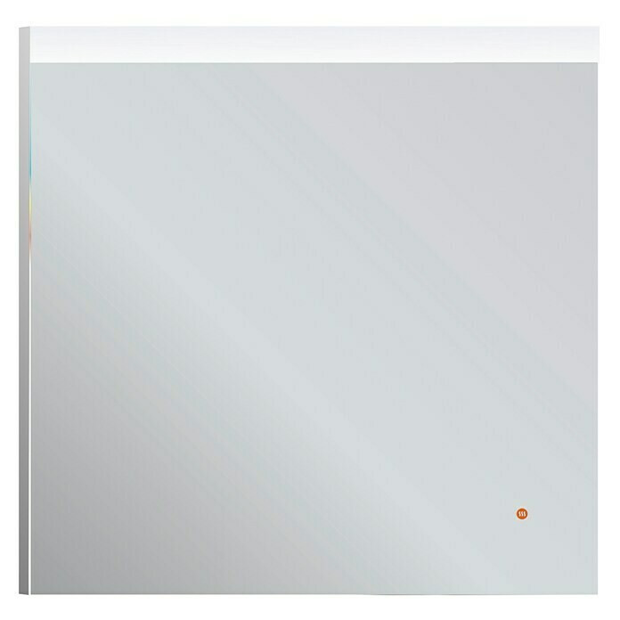 Camargue Espejo con luz LED Cies (An x Al: 80 x 80 cm, Sensor antivaho)