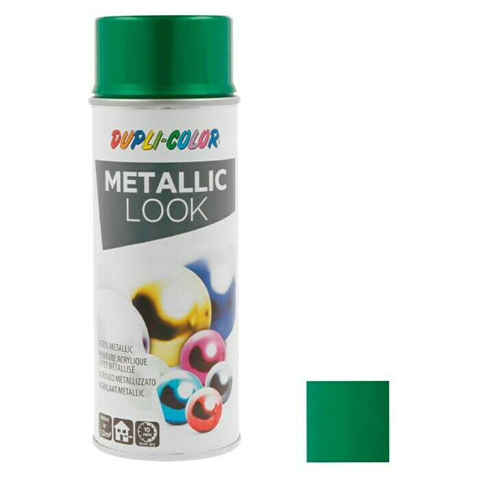 Dupli-Color Effect Acrylspuitlak Metallic (Lindegroen metallic, Zijdemat, Sneldrogend, 400 ml)