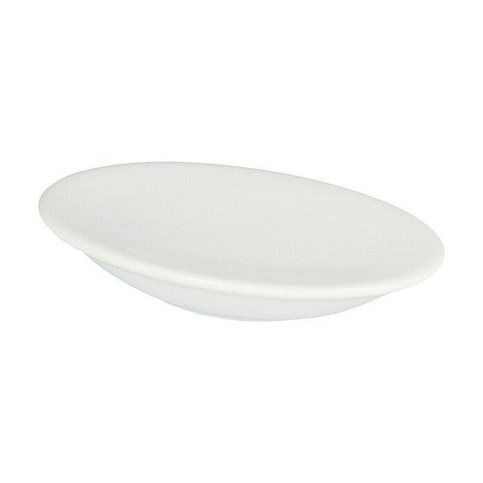 Spirella Malibu Seifenschale Aus Porzellan – Elegant & Praktisch, 9,5 X 12,5 Cm In Weiß