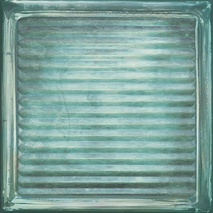 Wandfliese Cristal Blue Brick (20,1 x 20,1 cm, Blau, Glänzend)