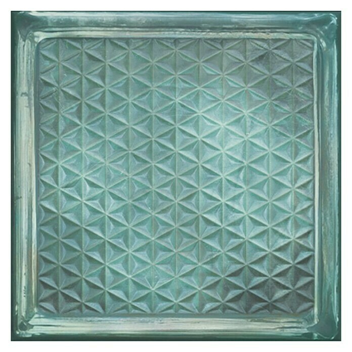 Wandfliese Cristal Blue Brick (20,1 x 20,1 cm, Blau, Glänzend)