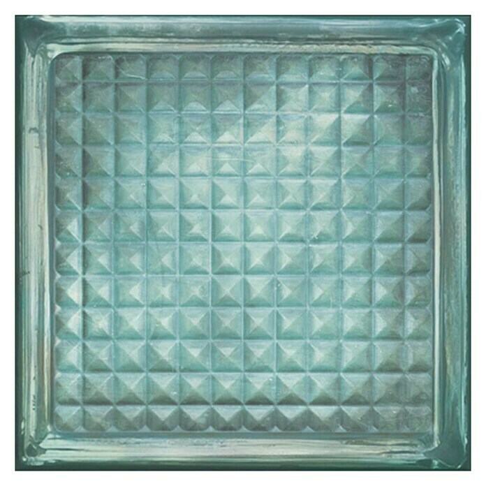 Wandfliese Cristal Blue Brick (20,1 x 20,1 cm, Blau, Glänzend)