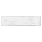 Wandfliese Raku White (7,5 x 30 cm, Weiß, Matt)