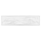 Wandfliese Raku White (7,5 x 30 cm, Weiß, Matt)