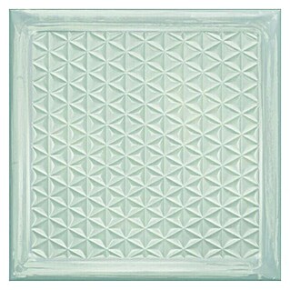 Wandfliese Cristal White Brick (20,1 x 20,1 cm, Weiß, Glänzend)