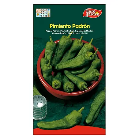 Euro Garden  Semillas de vegetales Pimientos padrón