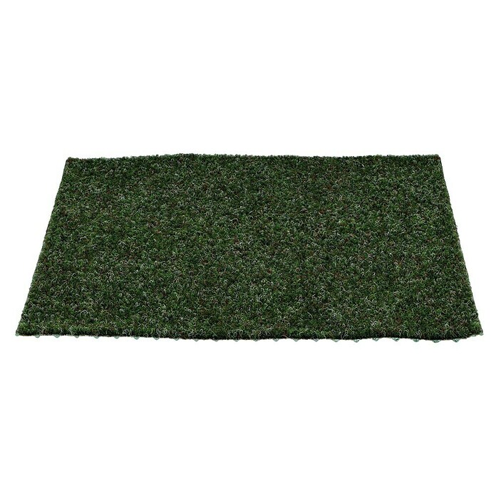 Kunstrasen Meterware Green (Breite: 150 cm, Mit Drainagenoppen, Grün)