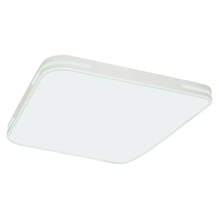 Lavida LED-Deckenleuchte Optimum Square - 55 W, L x B x H: 52 x 52 x 6,2 cm, Weiß - Weiße LED-Deckenleuchte mit abgerundeten Ecken, ideal für modernes Wohnambiente und energieeffiziente Beleuchtung.