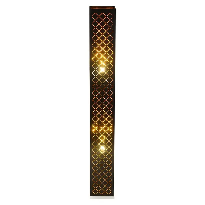 Tween Light Stehleuchte - Höhe: 118 cm - Elegante Stehlampe mit einem stilvollen, geometrischen Muster, das warmes Licht durch den Raum wirft und eine gemütliche Atmosphäre schafft.