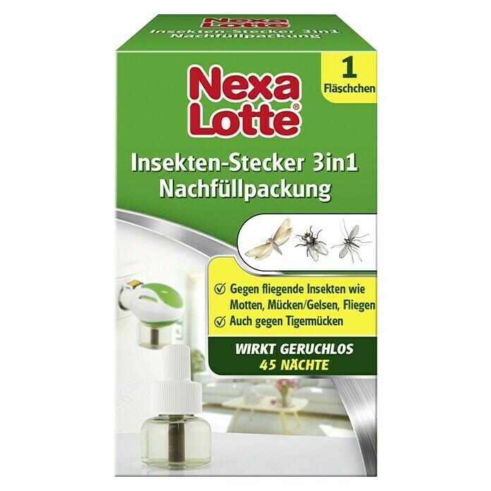 Nexa Lotte Insektenschutz 3 in 1 Nachfüllpackung35 ml Front View