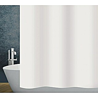 Diaqua Textil-Duschvorhang Basic (180 x 200 cm, Weiß)
