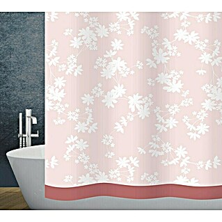 Diaqua Textil-Duschvorhang Pergola (240 x 180 cm, Rosa)