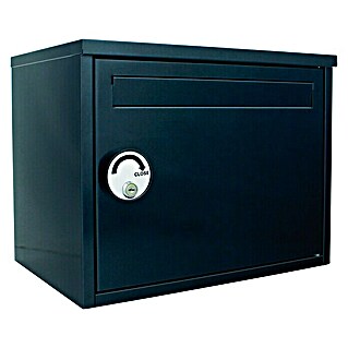 Rottner Paketbox Parcel Keeper (L x B x H: 31 x 45 x 35 cm, Schwarz, Edelstahl, Paketfach)