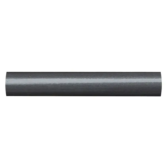 Barra para ropa SF - Ø x L: 19 mm x 100 cm, Metal, Gris - Barra de metal gris con una superficie lisa. Ideal para proyectos de bricolaje y construcciones.