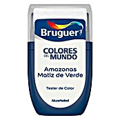 Bruguer Colores del Mundo Tester de pintura Amazonas matiz de verde (30 ml, Mate)