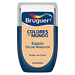 Bruguer Colores del Mundo Tester de pintura (Egipto ocre natural, 30 ml, Mate)