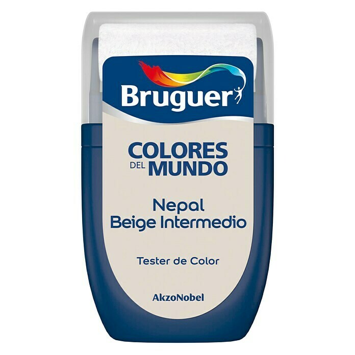 Bruguer Colores del Mundo Tester de pintura Nepal beige intermedio (30 ml, Mate)