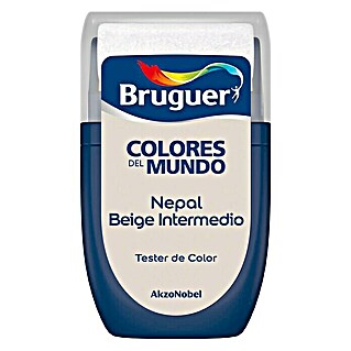Bruguer Colores del Mundo Tester de pintura (Nepal beige intermedio, 30 ml, Mate)