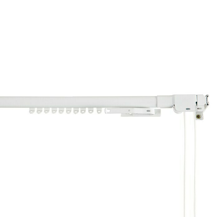 Riel de cortina reforzado extensible (Largo: 124 cm, Metal)