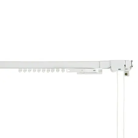 Riel de cortina reforzado extensible