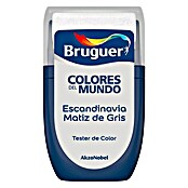 Bruguer Colores del Mundo Tester de pintura Escandinavia matiz de gris (30 ml, Mate)