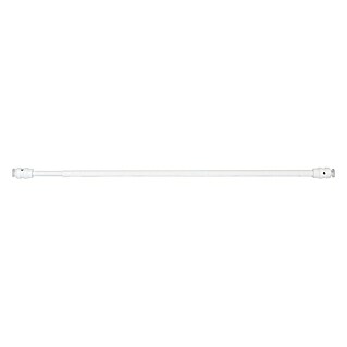 Barra para cortinas Modelo DUO (Blanco, Largo: 80 cm, Diámetro: 9 mm)