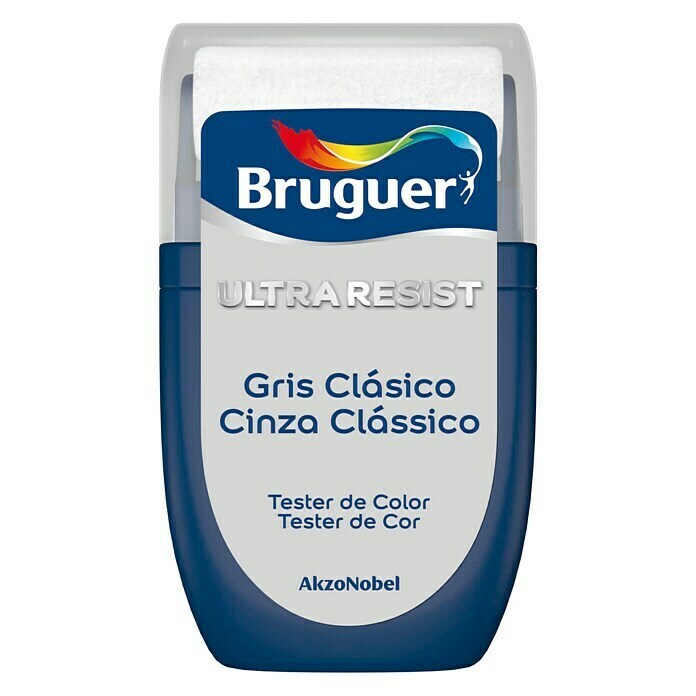 Bruguer Ultra Resist Tester de pintura Gris clásico (30 ml, Mate)