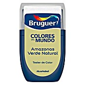 Bruguer Colores del Mundo Tester de pintura Amazonas verde natural (30 ml, Mate)