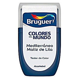 Bruguer Colores del Mundo Tester de pintura (Mediterráneo matiz de lila, 30 ml, Mate)