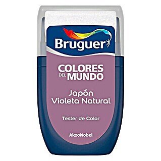 Bruguer Colores del Mundo Tester de pintura (Japón violeta natural, 30 ml, Mate)