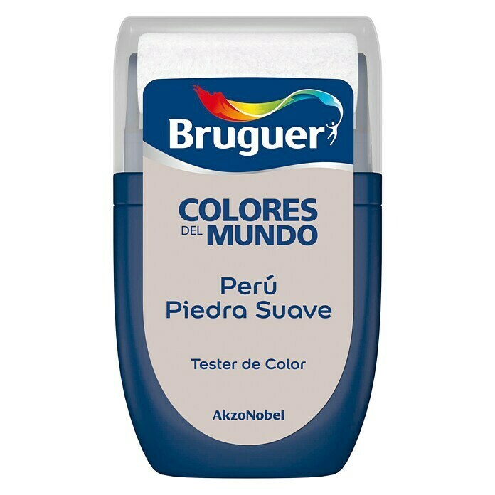 Bruguer Colores del Mundo Tester de pintura Perú piedra suave (30 ml, Mate)