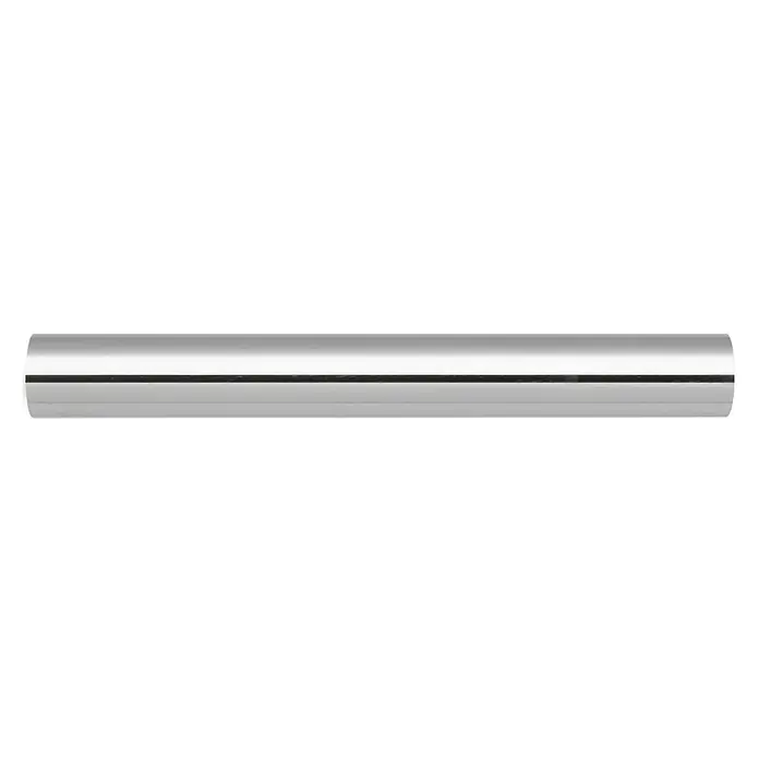 Barra para cortinas Tendencias - Ø x L: 22 mm x 200 cm, Metal, Plateado - Barra metálica pulida en posición horizontal, ideal para proyectos de construcción y diseño que requieran un toque moderno.