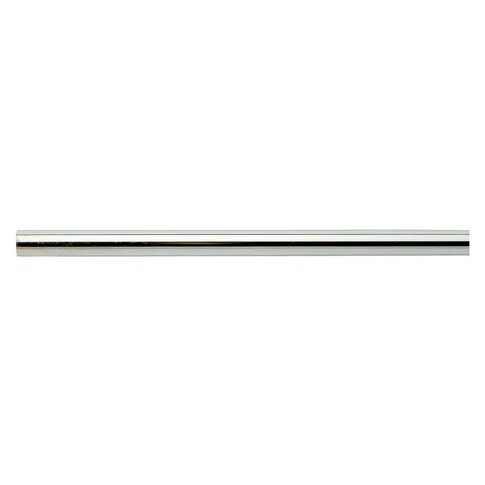 Barra para cortinas Solutions - Ø x L: 12 mm x 300 cm, Metal, Cromo - Barra metálica recta y brillante. Ideal para construcciones y aplicaciones decorativas que requieren un componente robusto y elegante.
