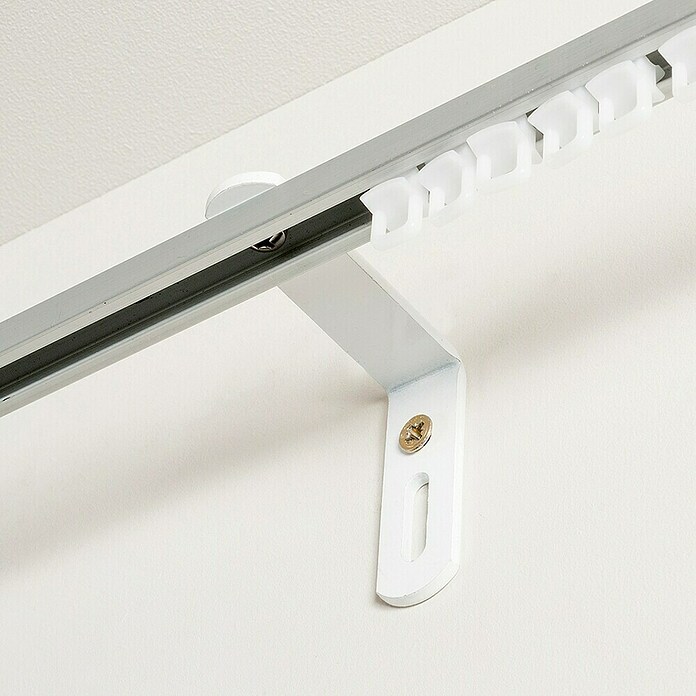 Escuadra para cortinas (L x An x Al: 6,1 x 1,6 x 5,2 cm, Específico para: Guías y rieles de cortina, Atornillado) | BAUHAUS
