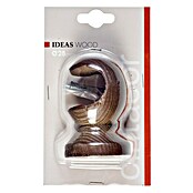 Soporte de techo Ideas Wood (Nogal, Barras para las cortinas de Ø 28 mm) | BAUHAUS