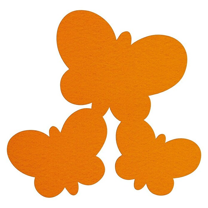 Adhesivos decorativos mariposas (15 x 15 cm, Naranja) | BAUHAUS