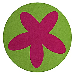 Adhesivos decorativos Estrella (15 x 15 cm, Verde/Rosa)