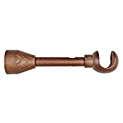 Soporte de pared Ideas Wood (Nogal, Apto para: Barras para las cortinas de Ø 28 mm, Largo: 23 cm) | BAUHAUS