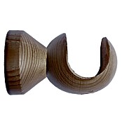 Soporte de techo Ideas Wood (Nogal, Barras para las cortinas de Ø 28 mm) | BAUHAUS